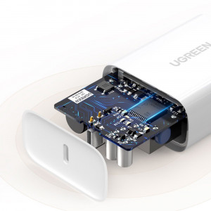 Зарядно за стена UGREEN 30W USB Type C PD QC4.0 (70161) бяло - Img 6