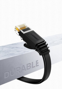 Интернет кабел UGREEN RJ45 cat.6 UTP 1000Mb/s 5m черен (20162) - Img 8