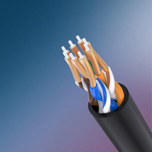 Интернет кабел UGREEN RJ45 cat.6A UTP 1000Mb/s 1m черен (70332) - Img 7