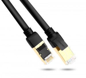 Интернет кабел UGREEN RJ45 Cat.7 STP LAN 10Gb/s 2m черен (11269) - Img 11