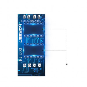 Интернет кабел UGREEN USB Type A към Ethernet RJ45 1.5m черен (CM204) - Img 3