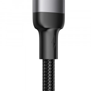 Кабел за зареждане и данни с оплетка JOYROOM A10 USB Type A към USB Type C 3A с бързо зареждане 1.2m черен (S-UC027A10) - Img 7