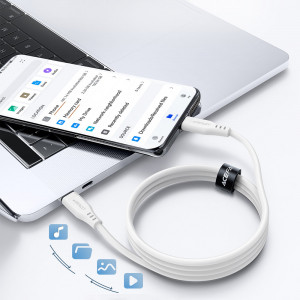 Кабел за зареждане и данни ACEFAST USB Type C към USB Type C 1.2m 60W (20V / 3A) бял (C3-03 бял) - Img 8