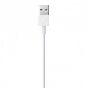 Кабел за зареждане и данни APPLE USB Type A към Lightning 2m бял (MD819) - Img 3