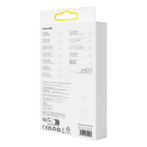 Кабел за зареждане и данни BASEUS Explorer USB Type C към Lightning 20W 2m бял (CATS010302) - Img 6