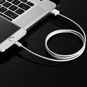 Кабел за зареждане и данни CHOETECH USB Type A към Lightning MFi 1.8m (IP0027) бял - Img 10