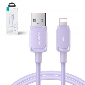 Кабел за зареждане и данни JOYROOM USB Type A към Lightning 1.2m S-AL012A14 лилав - Img 3