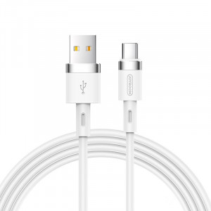 Кабел за зареждане и данни JOYROOM USB Type A към USB Type C 2.4A 1.2m (S-1224N2 бял) - Img 1