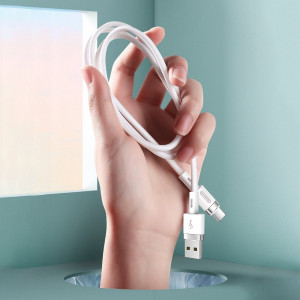 Кабел за зареждане и данни JOYROOM USB Type A към USB Type C 2.4A 1.2m (S-1224N2 бял) - Img 3