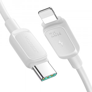 Кабел за зареждане и данни JOYROOM USB Type C към Lightning 20W 1.2m S-CL020A14 бял - Img 1