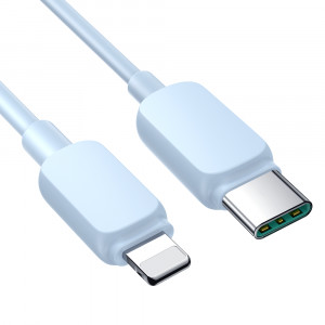 Кабел за зареждане и данни JOYROOM USB Type C към Lightning 20W 1.2m S-CL020A14 син - Img 3
