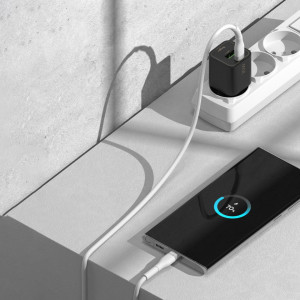 Кабел за зареждане и данни RINGKE USB Type C към USB Type C 480Mb/s 60W 1.2m лилав (CB60167RS) - Img 7
