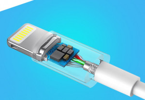 Кабел за зареждане и данни UGREEN USB Type A към Lightning MFI 1m 2.4A бял (20728) - Img 8