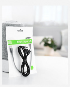 Кабел за зареждане и данни UGREEN USB Type A към USB Type C 480Mb/s 3A 1.5 m черен (US287 60117) - Img 12