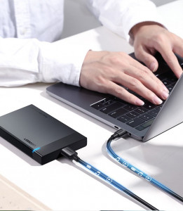 Кабел за зареждане и данни UGREEN USB Type C към micro USB SuperSpeed 3.0 1m черен (US312 20103) - Img 7