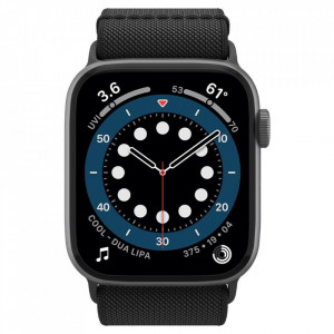 Каишка SPIGEN Fit Lite - Apple Watch 44mm SE / 44mm Series 6 / 44mm Series 5 / 44mm Series 4 / 42mm Series 3 / 42mm Series 2 / 42mm (1st gen) черен - Img 3