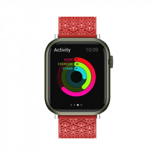 Каишка Y - Apple Watch 7 / SE (45 / 44 / 42mm) червен - Img 3