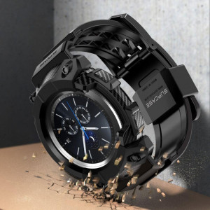 Калъф за корпус с каишка SUPCASE Unicorn Beetle Pro - Samsung Galaxy Watch4 Classic 46mm черен - Img 5