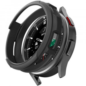 Калъф за корпус SPIGEN Liquid Air - Samsung Galaxy Watch6 Classic 47mm черен мат - Img 1