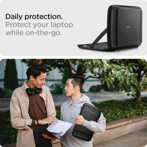 Калъф за лаптоп SPIGEN Rugged Armor Pouch “Pro" 13" / 14" черен - Img 10