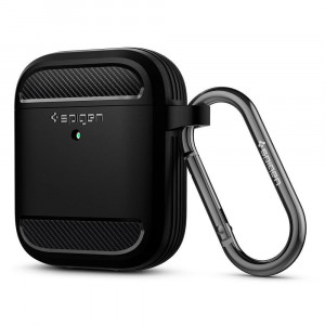 Калъф за слушалки SPIGEN Rugged Armor – AirPods черен мат - Img 19