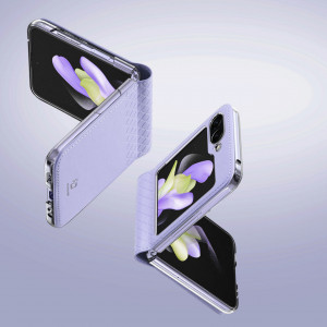 Калъф от еко кожа DUX DUCIS Bril - Samsung Galaxy Z Flip4 лилав - Img 9