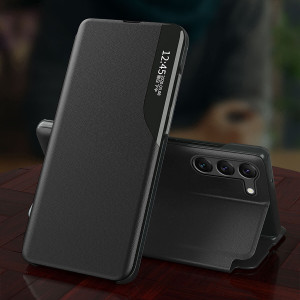 Калъф тип книга от еко кожа Eco - Samsung Galaxy S24 черен - Img 5