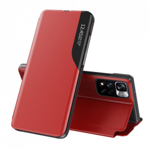 Калъф тип книга от еко кожа Eco - Xiaomi Poco M4 Pro 5G червен - Img 1