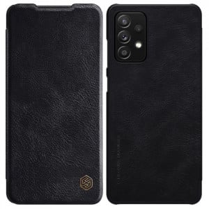 Калъф тип книга от еко кожа NILLKIN Qin - Samsung Galaxy A72 черен - Img 1