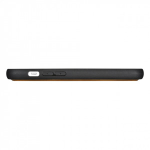 Калъф тип книга от естествена кожа iCARER Oil Wax Wallet 2в1 против кражба - iPhone 14 Pro кафяв - Img 5