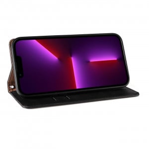 Калъф тип книга с връзка Magnet Strap - iPhone 13 Pro черен - Img 13