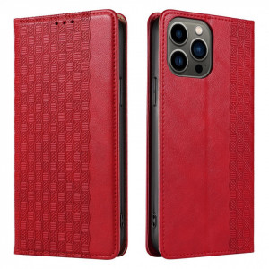 Калъф тип книга с връзка Magnet Strap - iPhone 14 Plus червен - Img 7