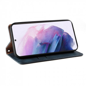 Калъф тип книга с връзка Magnet Strap - Samsung Galaxy S22+ син - Img 10