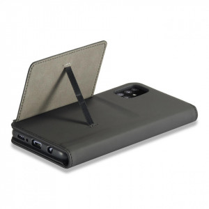 Калъф тип книга с външен джоб Magnet Card - Samsung Galaxy A12 черен - Img 10