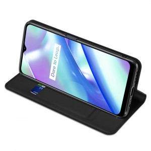 Калъф тип книга DUX DUCIS Skin Pro - Realme C33 Flip Card Wallet Stand черен - Img 5