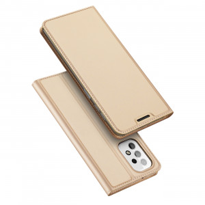 Калъф тип книга DUX DUCIS Skin Pro - Samsung Galaxy A23 / A23 5G златист - Img 1