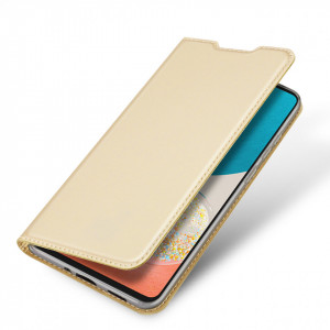Калъф тип книга DUX DUCIS Skin Pro - Samsung Galaxy A73 5G златист - Img 4