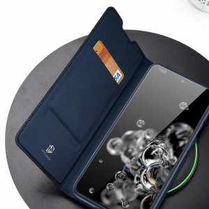 Калъф тип книга DUX DUCIS Skin Pro - Samsung Galaxy S21 Ultra 5G син - Img 14
