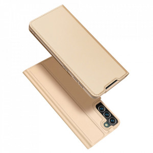 Калъф тип книга DUX DUCIS Skin Pro - Samsung Galaxy S22+ златист - Img 1