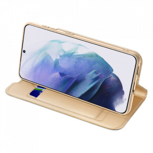 Калъф тип книга DUX DUCIS Skin Pro - Samsung Galaxy S22+ златист - Img 6
