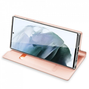 Калъф тип книга DUX DUCIS Skin Pro - Samsung Galaxy S22 Ultra розов - Img 4