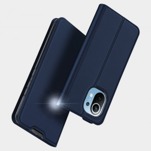 Калъф тип книга DUX DUCIS Skin Pro - Xiaomi Mi 11 син - Img 12