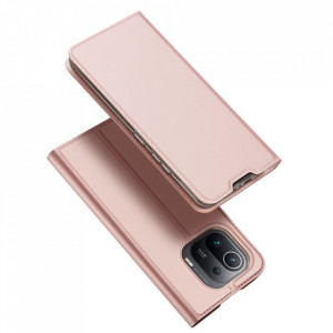 Калъф тип книга DUX DUCIS Skin Pro - Xiaomi Mi 11 Pro розов - Img 1