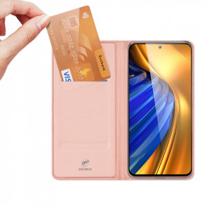 Калъф тип книга DUX DUCIS Skin Pro - Xiaomi Poco F4 розов - Img 2