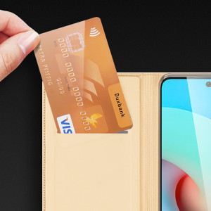 Калъф тип книга DUX DUCIS Skin Pro - Xiaomi Redmi 10 / 10 2022 / Note 11 4G златист - Img 15