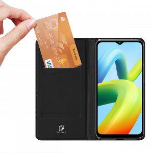 Калъф тип книга DUX DUCIS Skin Pro - Xiaomi Redmi A1+ / A2+ черен - Img 2