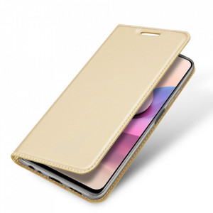 Калъф тип книга DUX DUCIS Skin Pro - Xiaomi Redmi Note 10 / 10s златист - Img 4