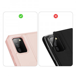Калъф тип книга DUX DUCIS Skin X - Samsung Galaxy A02s / M02s розов - Img 11