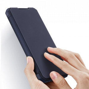 Калъф тип книга DUX DUCIS Skin X - Samsung Galaxy A72 син - Img 3