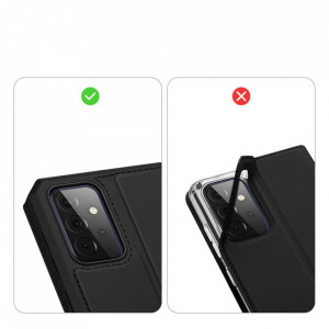 Калъф тип книга DUX DUCIS Skin X - Samsung Galaxy A72 черен - Img 4
